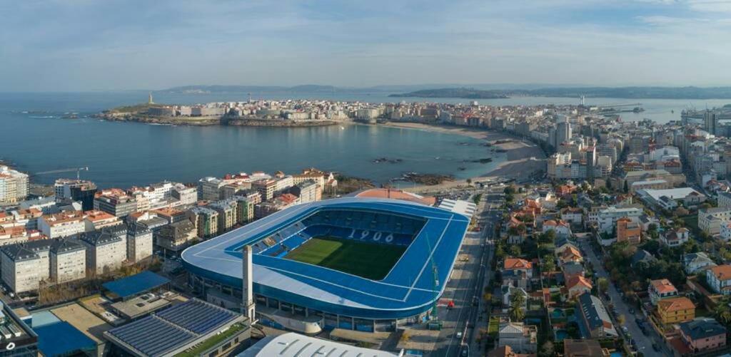 Апартаменты Apartamento Costa Riazor Coruna Ла-Корунья Экстерьер фото